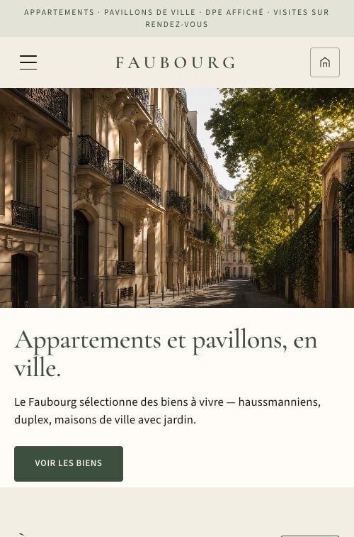 Aperçu du thème Le Faubourg