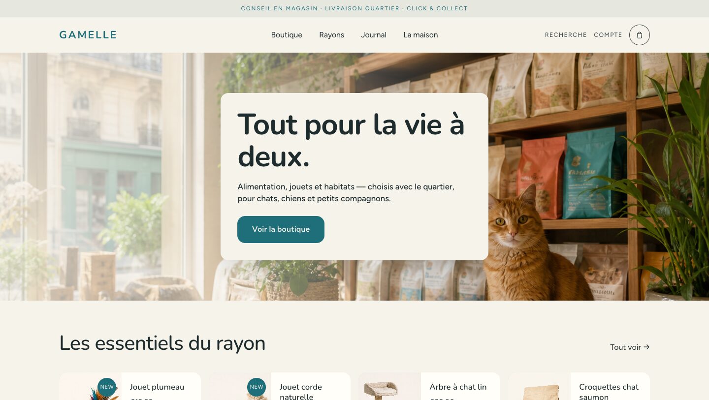 Preview of the La Gamelle theme