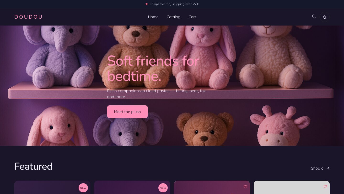 Preview of the Doudou theme