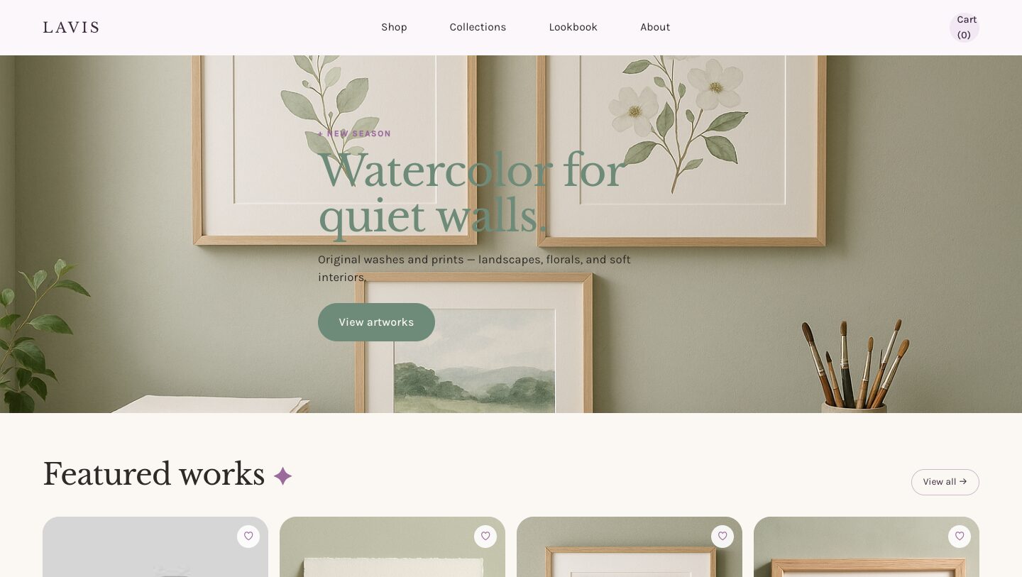 Preview of the Lavis theme