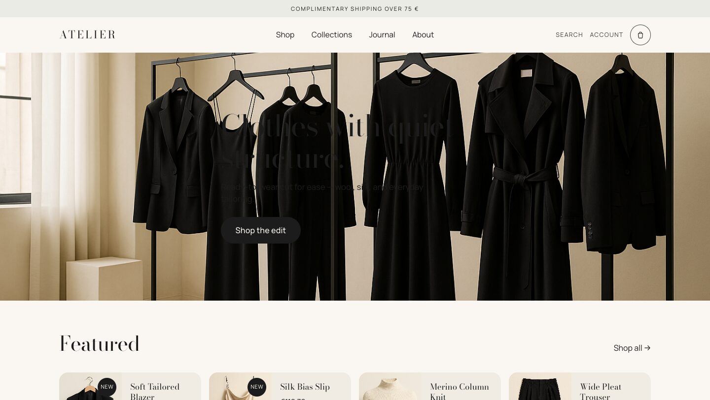 Preview of the Sentier theme